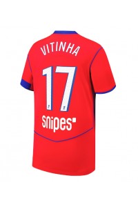 Paris Saint-Germain Vitinha #17 Jalkapallovaatteet Kolmaspaita 2025-26 Lyhythihainen